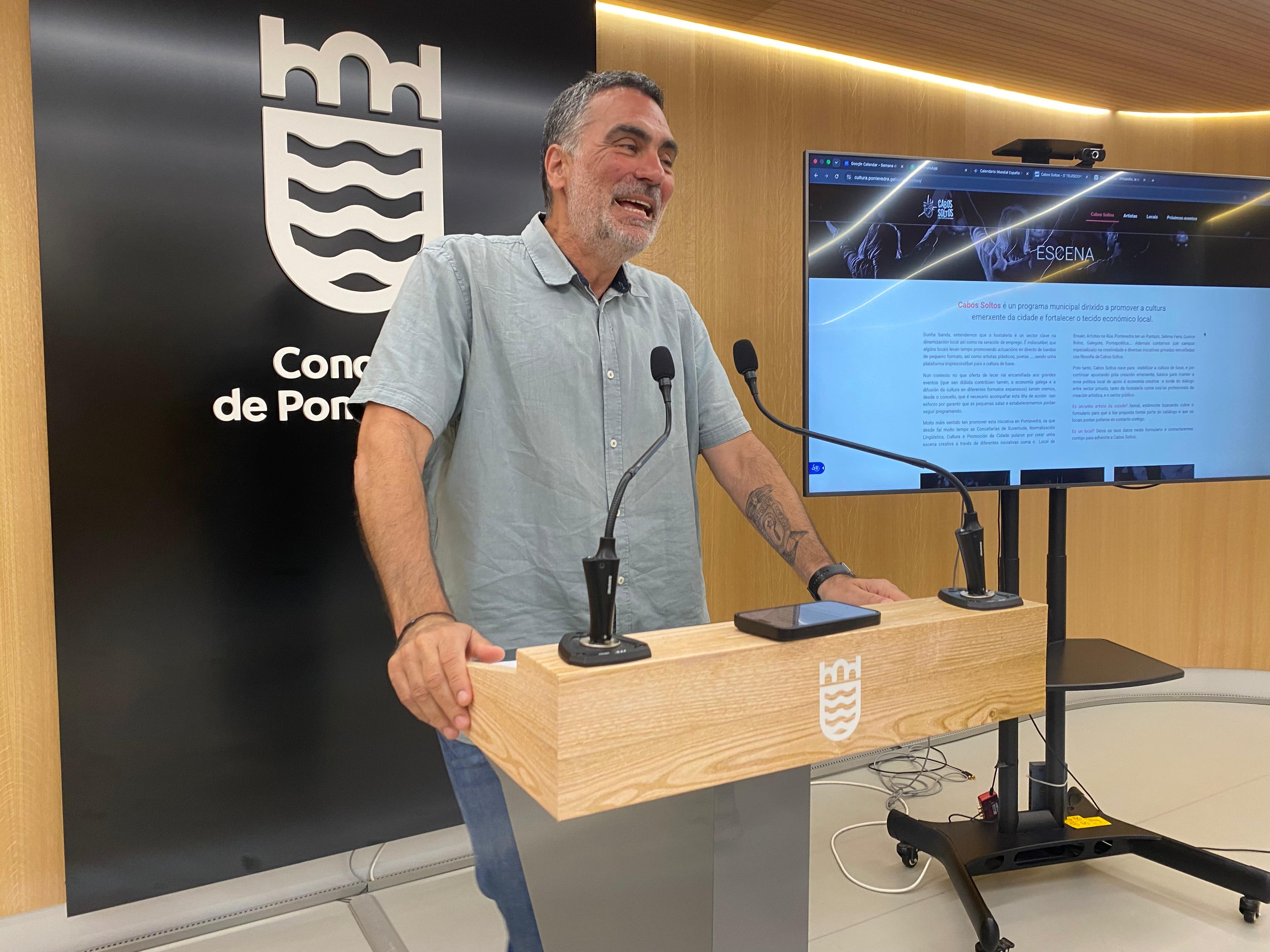 Demetrio Gómez, concelleiro de Cultura