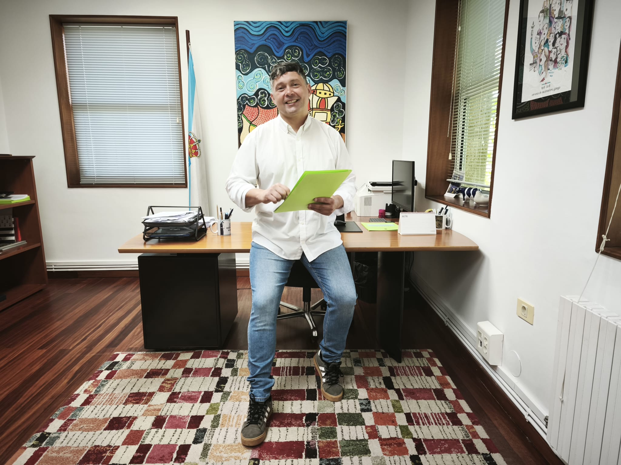 Manu Lourenzo, alcalde de Soutomaior