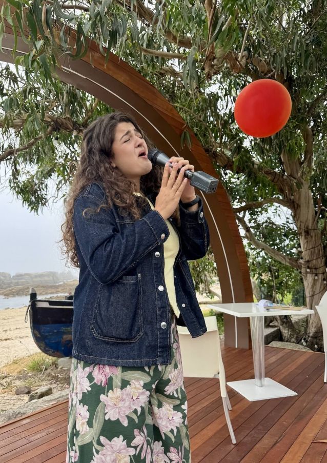 Antia Pinal, estudante de Arquitectura e gañadora de 'La Voz' en Atlantía