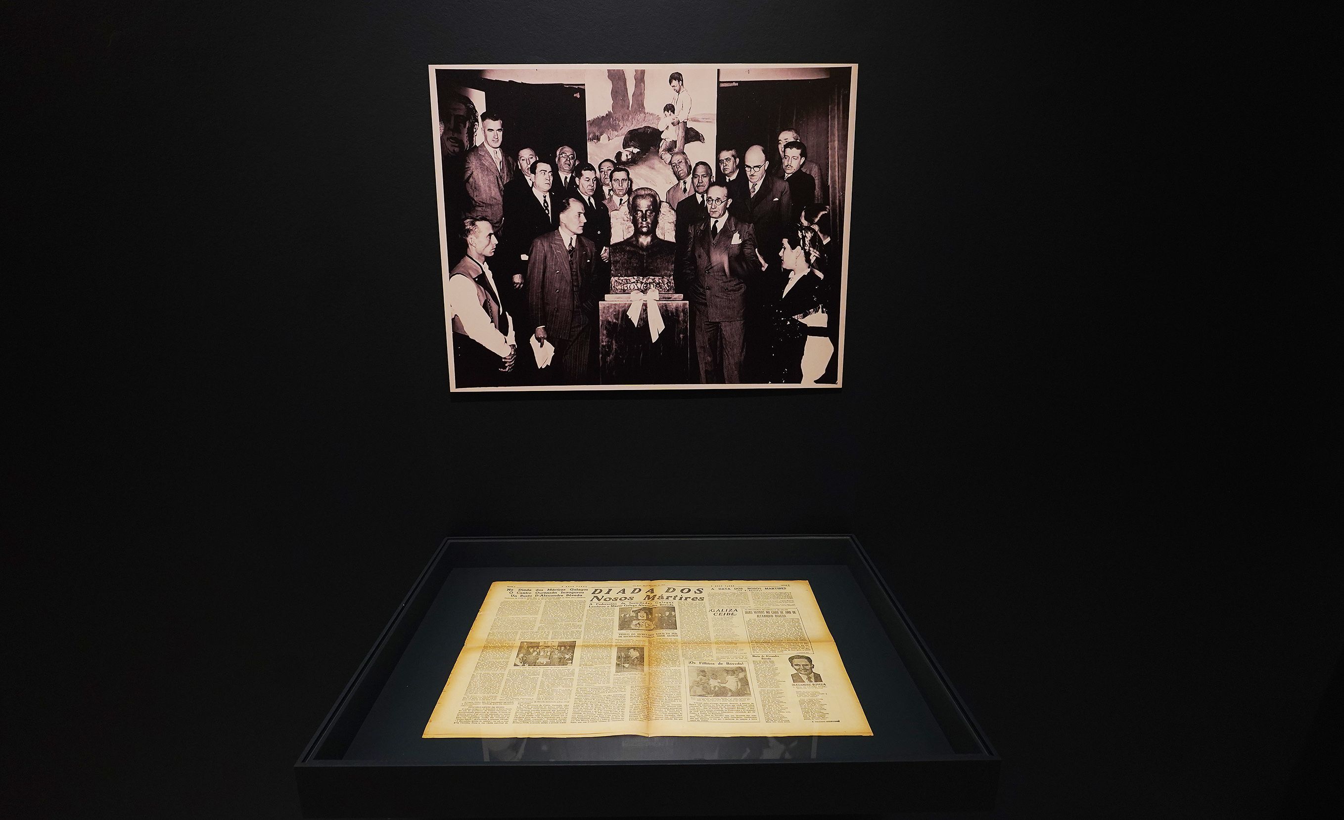'A derradeira leición do mestre' de Castelao na sala do Museo de Pontevedra