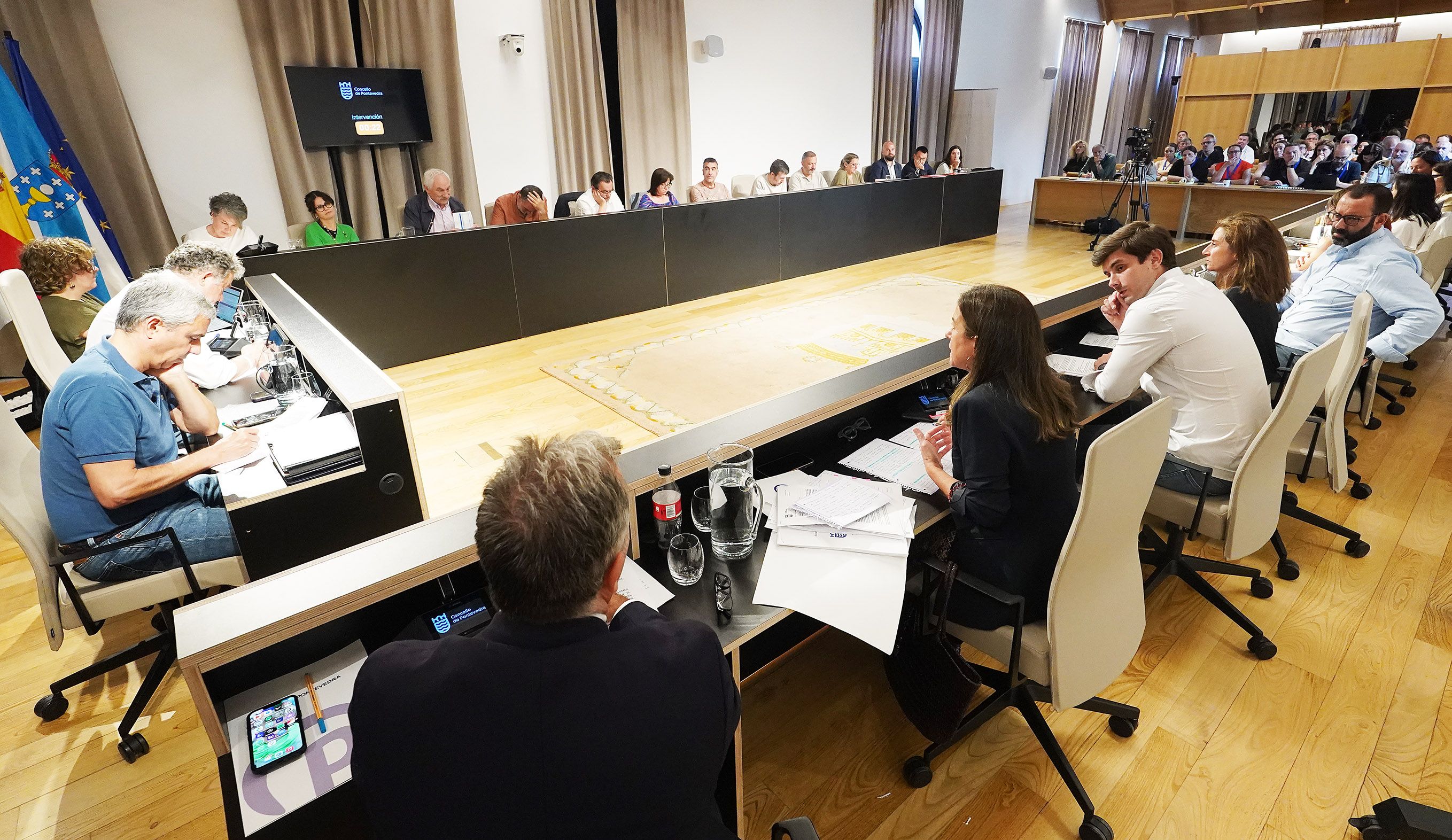 Pleno da corporación municipal de Pontevedra