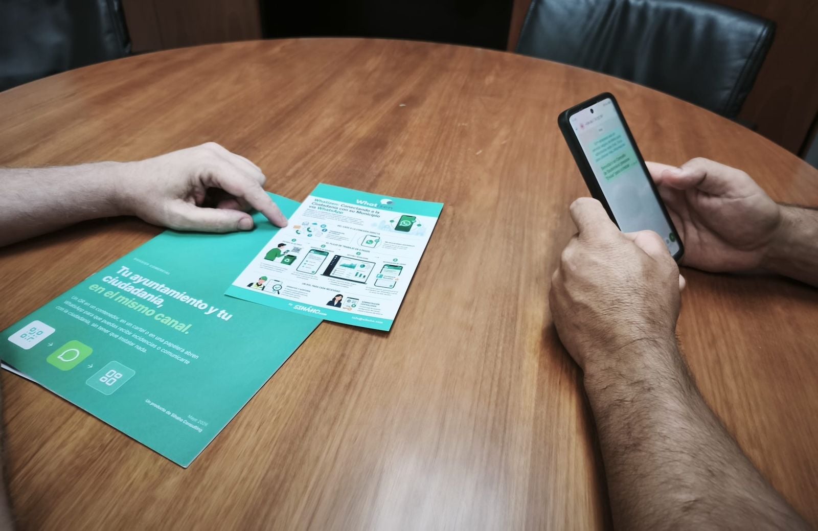 Canal para comunicar incidencias por WhatsApp en Soutomaior