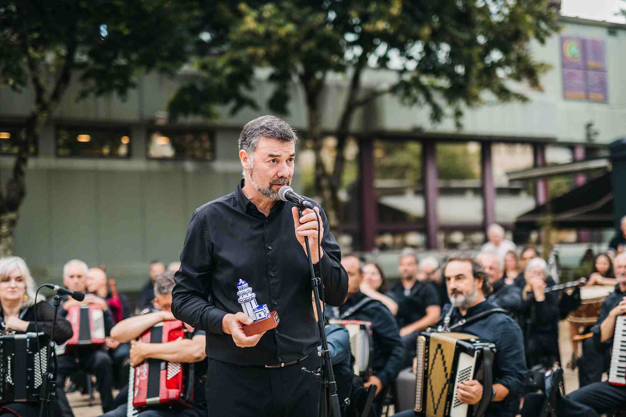 Suso Vaamonde, director del Aula de Música Tradicional del campus Suso Vaamonde, director del Aula de Música Tradicional del campus
