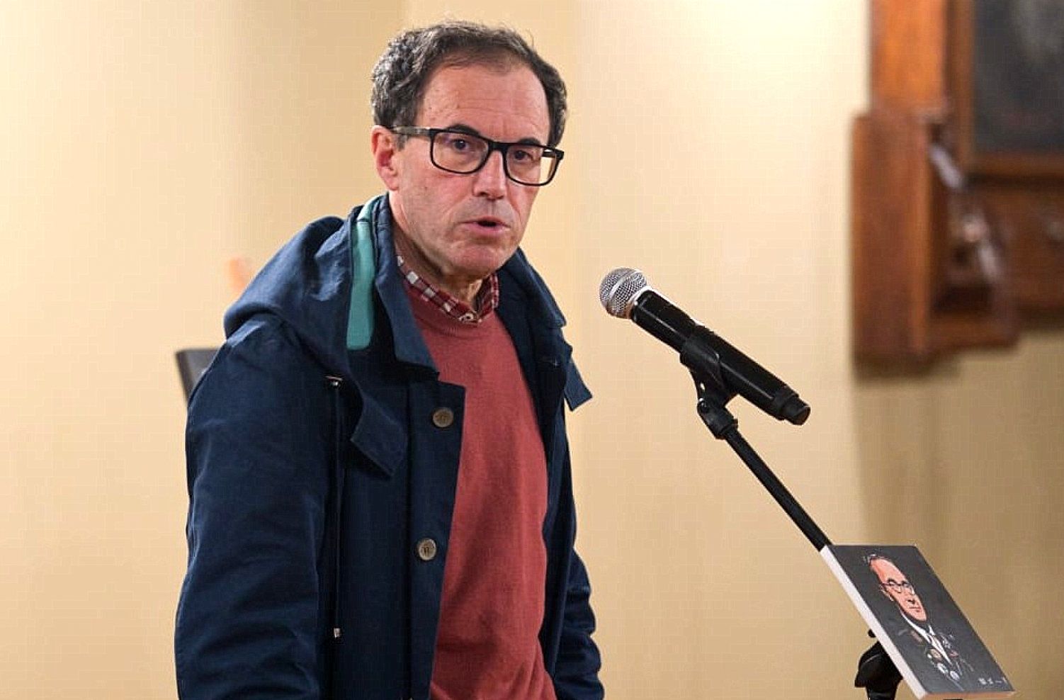 O escritor Xosé Abilleira. Imaxe de Ogalego.gal