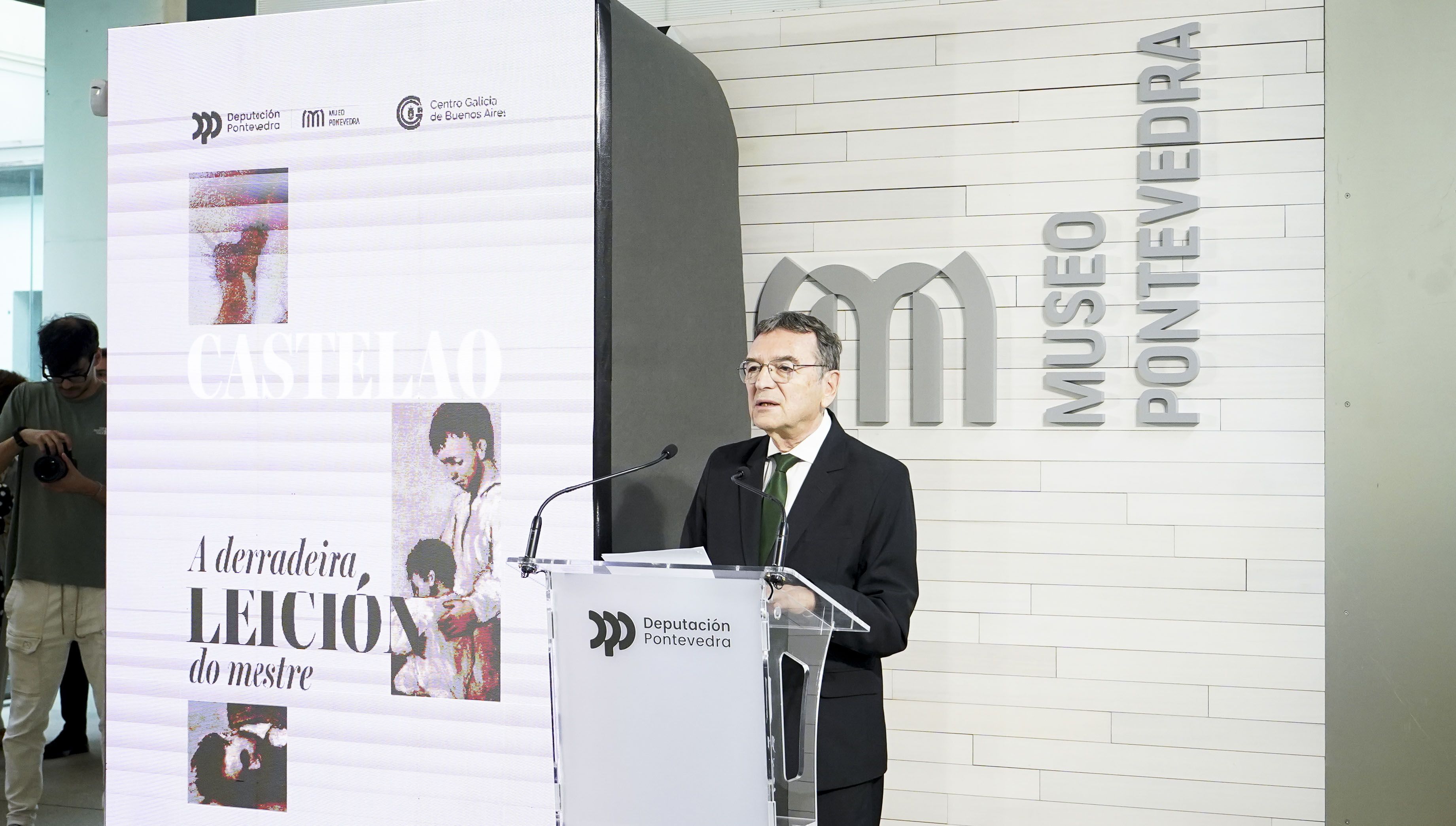 Apertura da exposición 'A Derradeira Leición do Mestre' no Museo de Pontevedra