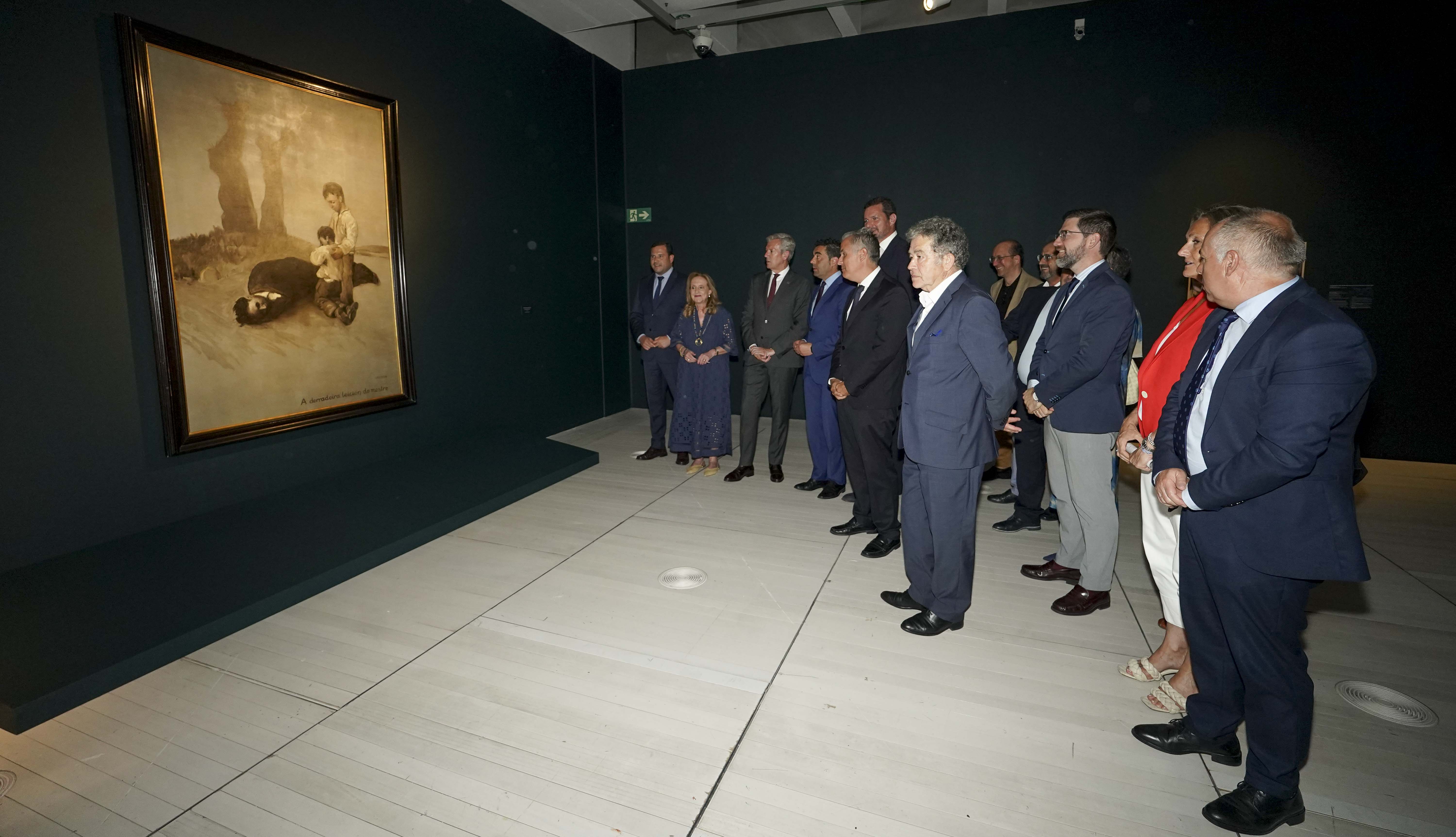 Apertura da exposición 'A Derradeira Leición do Mestre' no Museo de Pontevedra