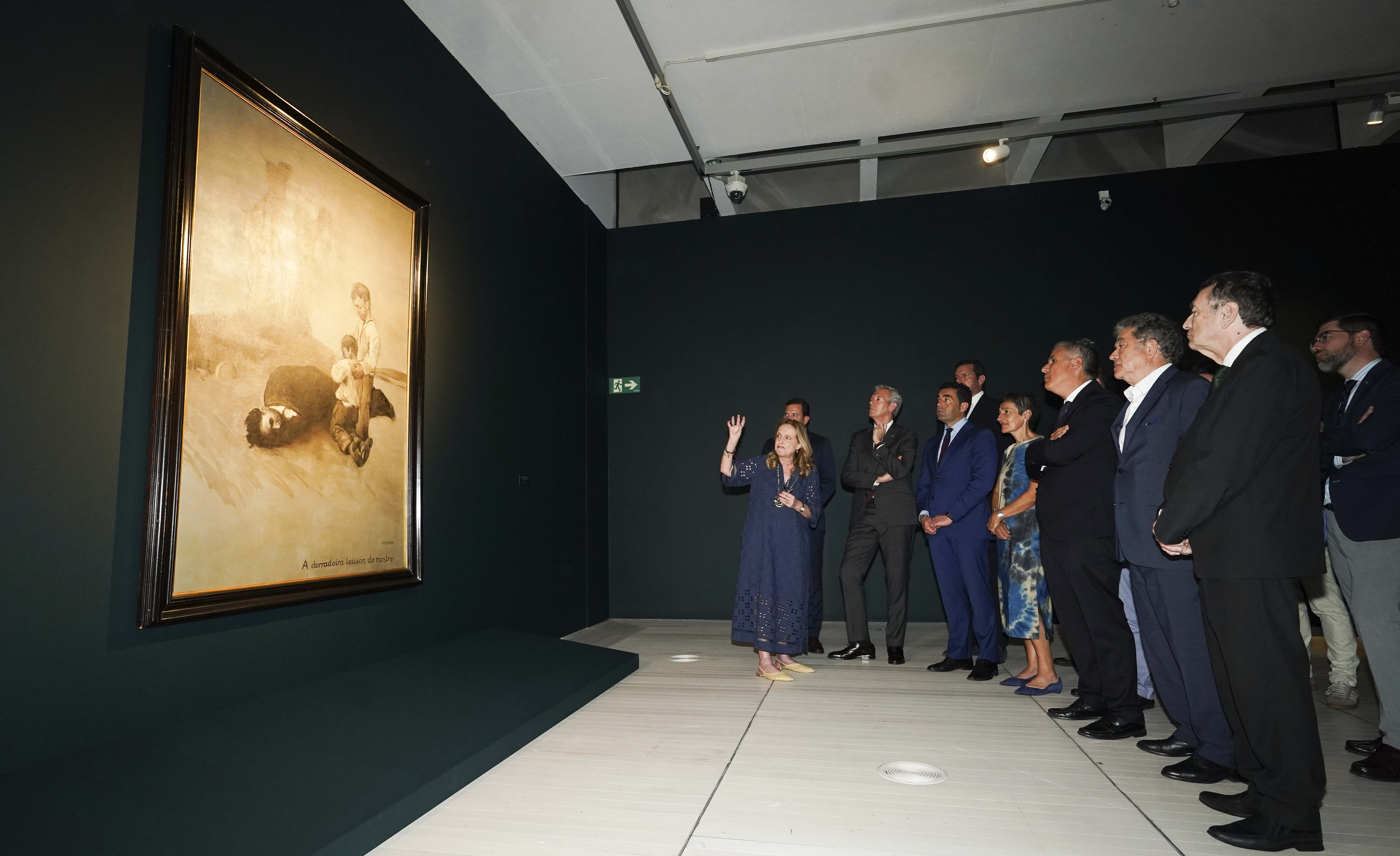 Apertura de la exposición 'A Derradeira Leición do Mestre' en el Museo de Pontevedra