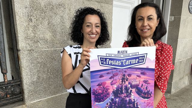 Marián Sanmartín y María Ramallo presentan las Festas do Carme 2026
