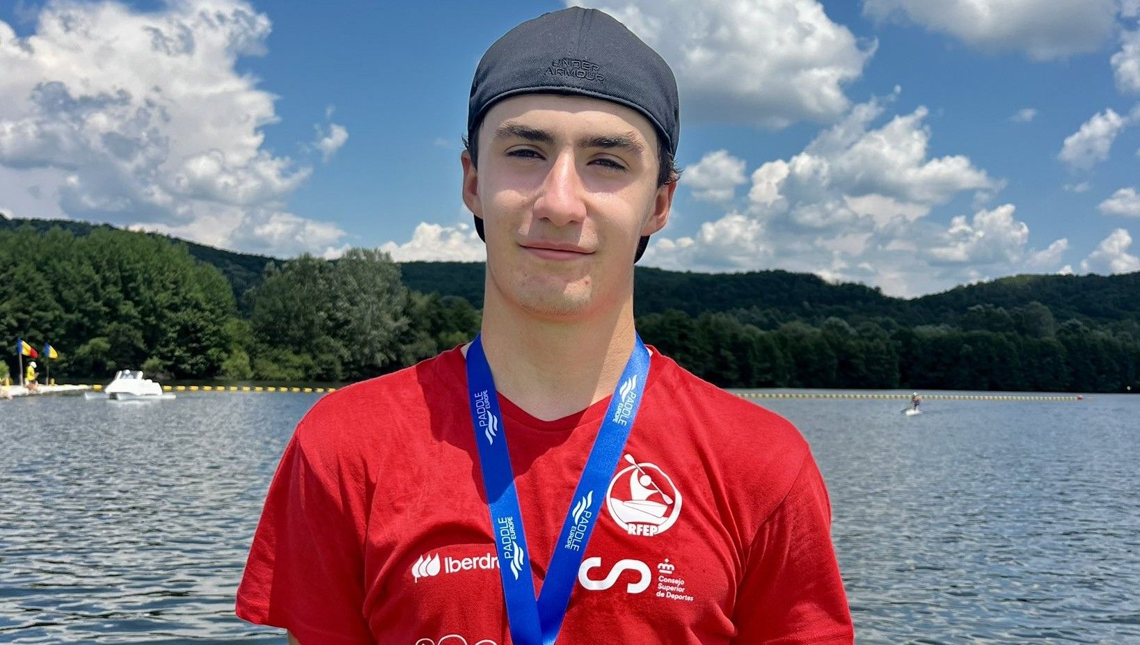 Mateo Lago no Campionato de Europa de Piragüismo Maratón