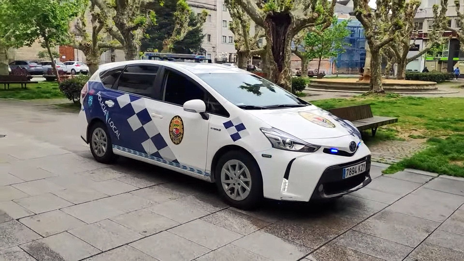 Patrulla de la Policía Local de Vilagarcía