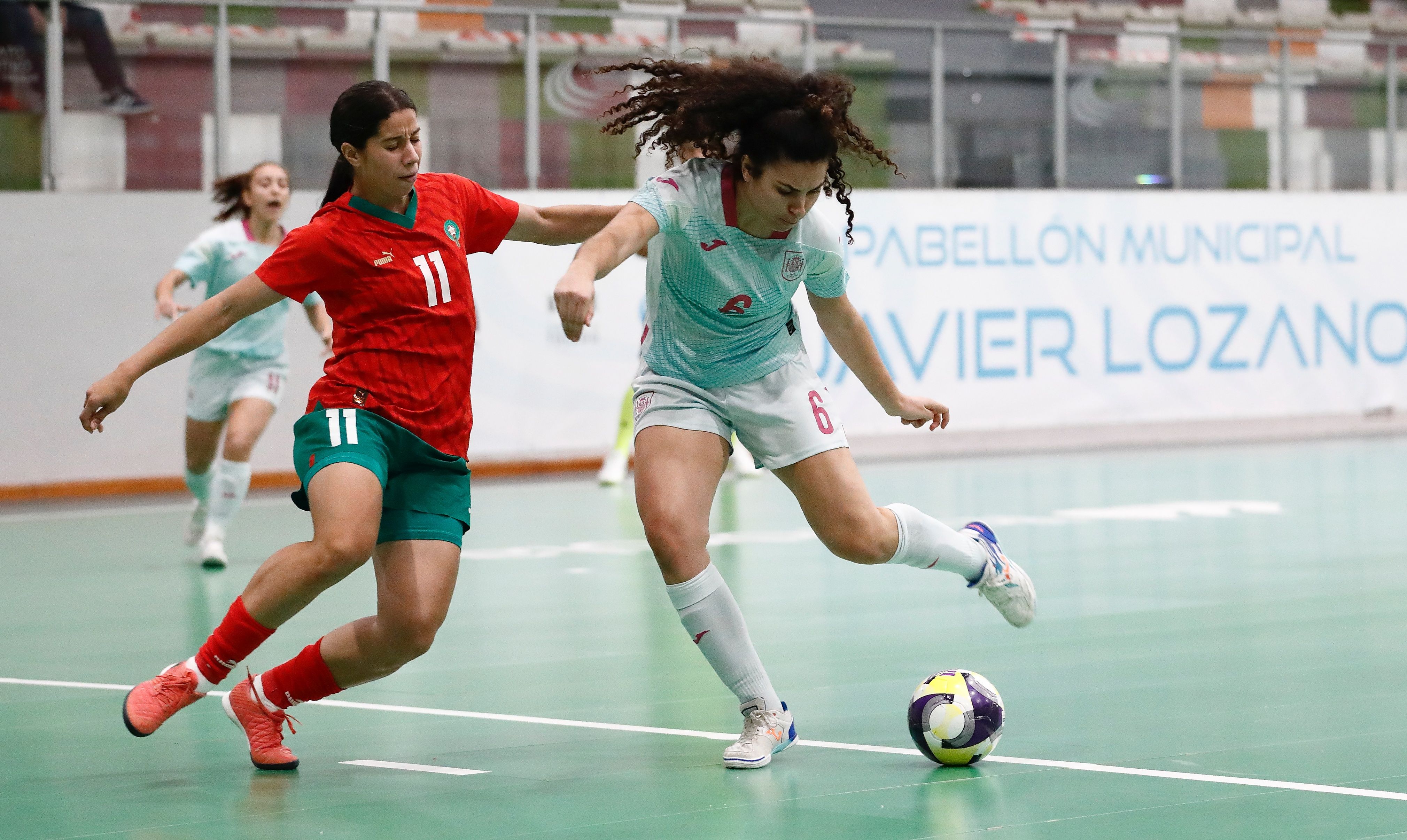 Laura Sánchez con la Selección Española