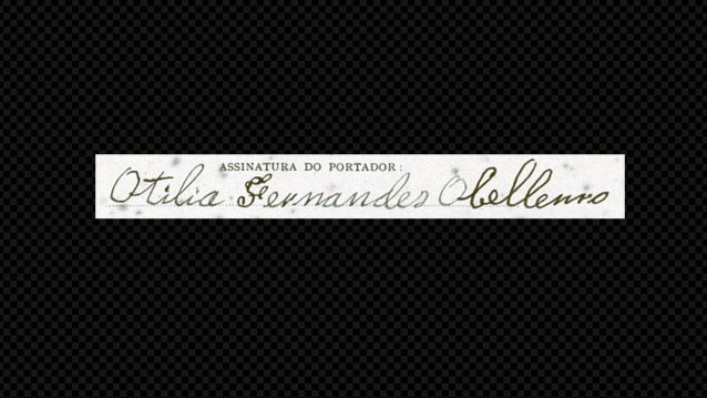 Sinatura de Otilia Fernández Ovelleiro.