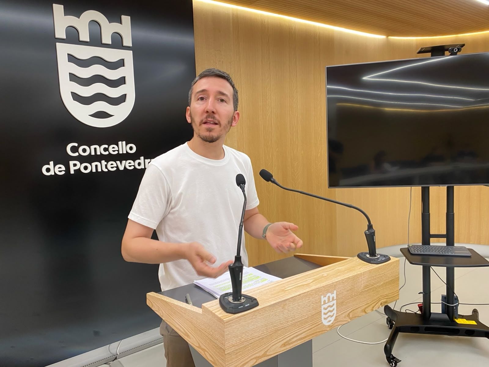 Alberto Oubiña, concejal de Urbanismo