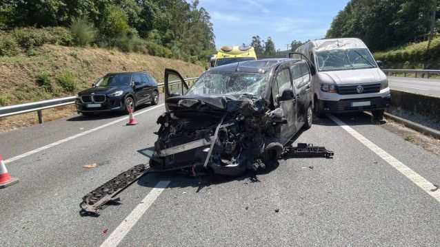 Accidente en la AP 9