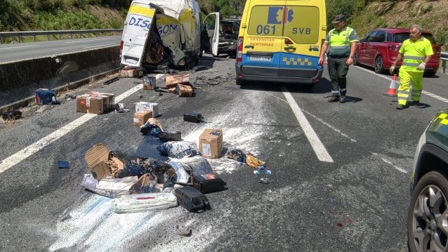 Accidente en la AP 9