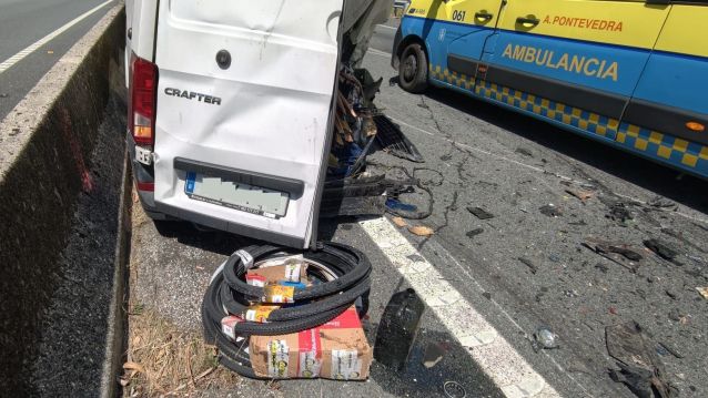 Accidente en la AP 9