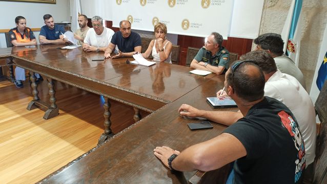 Reunión para coordinar la seguridad en el Armadiña Rock Reunión para coordinar la seguridad en el Armadiña Rock