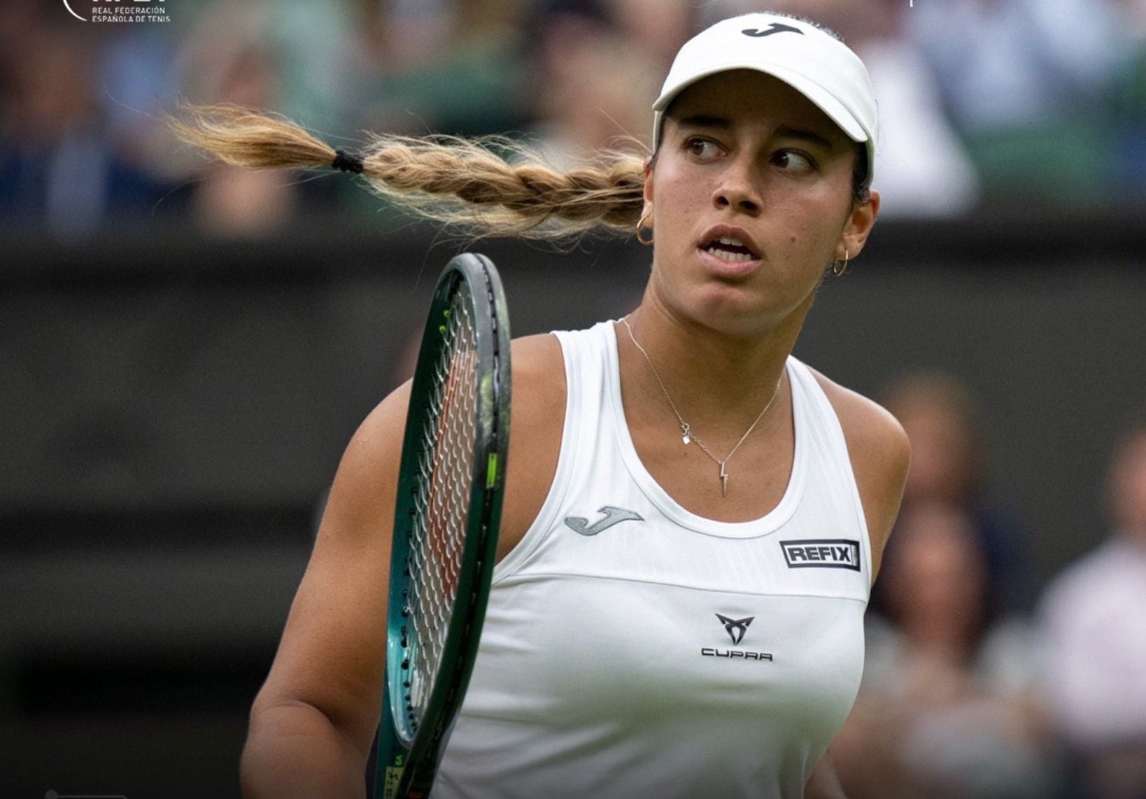 Jéssica Bouzas en Wimbledon