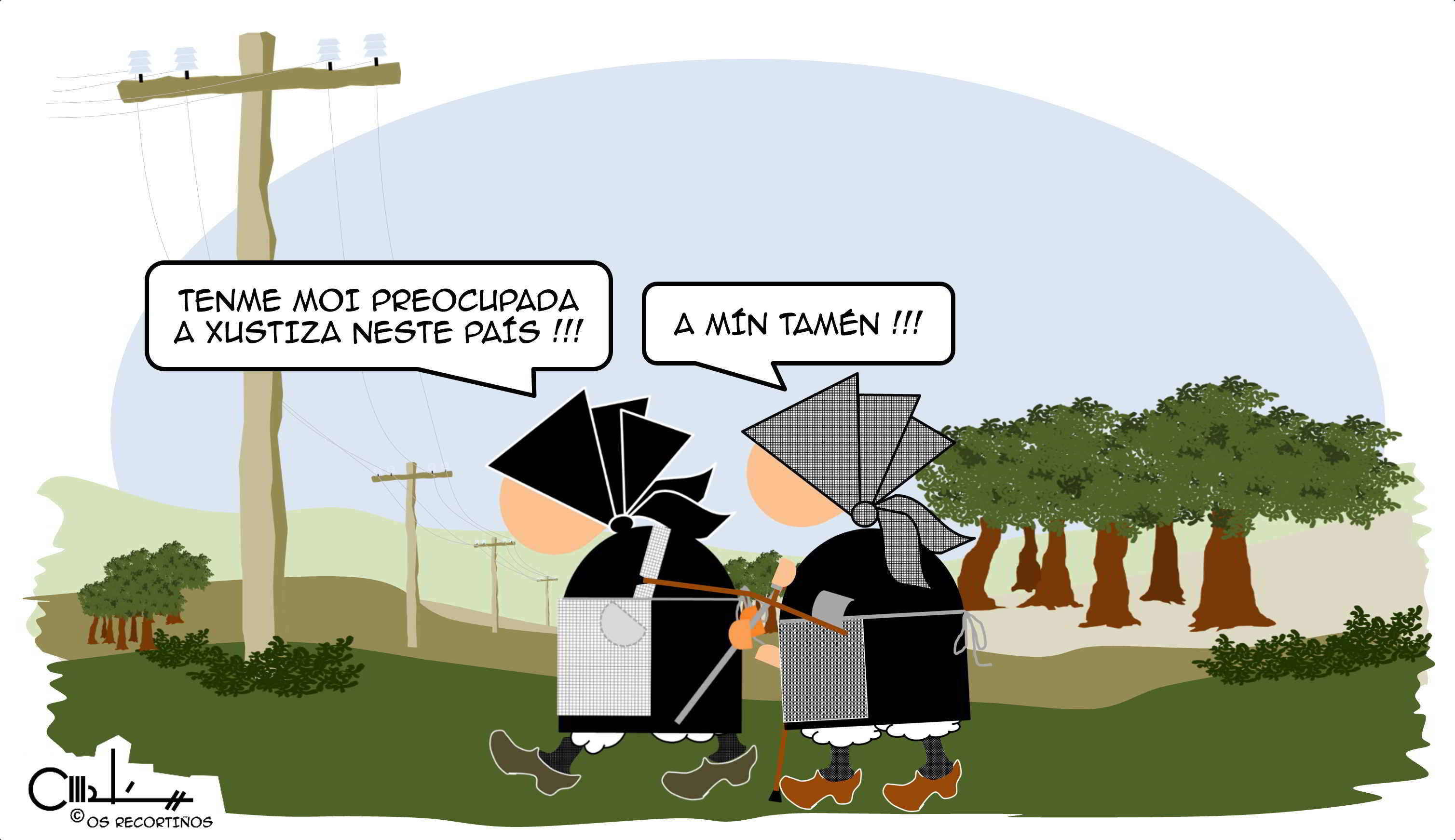 Os recortiños e a xustiza