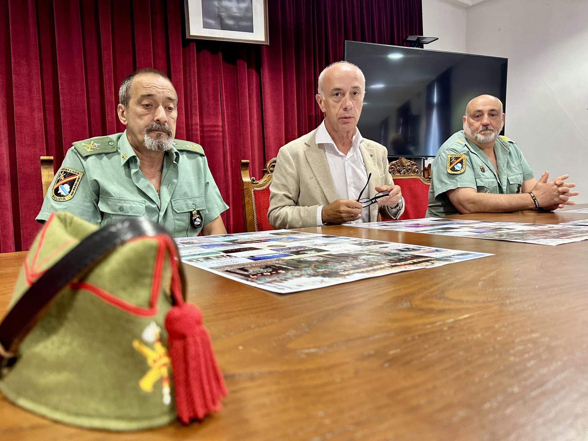Gonzalo Durán, alcalde de Vilanova de Arousa, en un acto de presentación del encuentro de legionarios