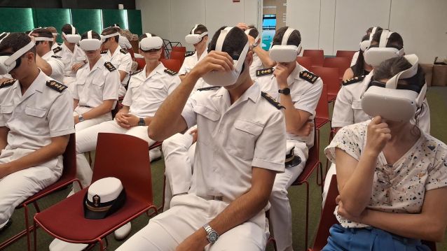 Visita virtual a Sogama do alumnado da Escola Naval Visita virtual a Sogama do alumnado da Escola Naval