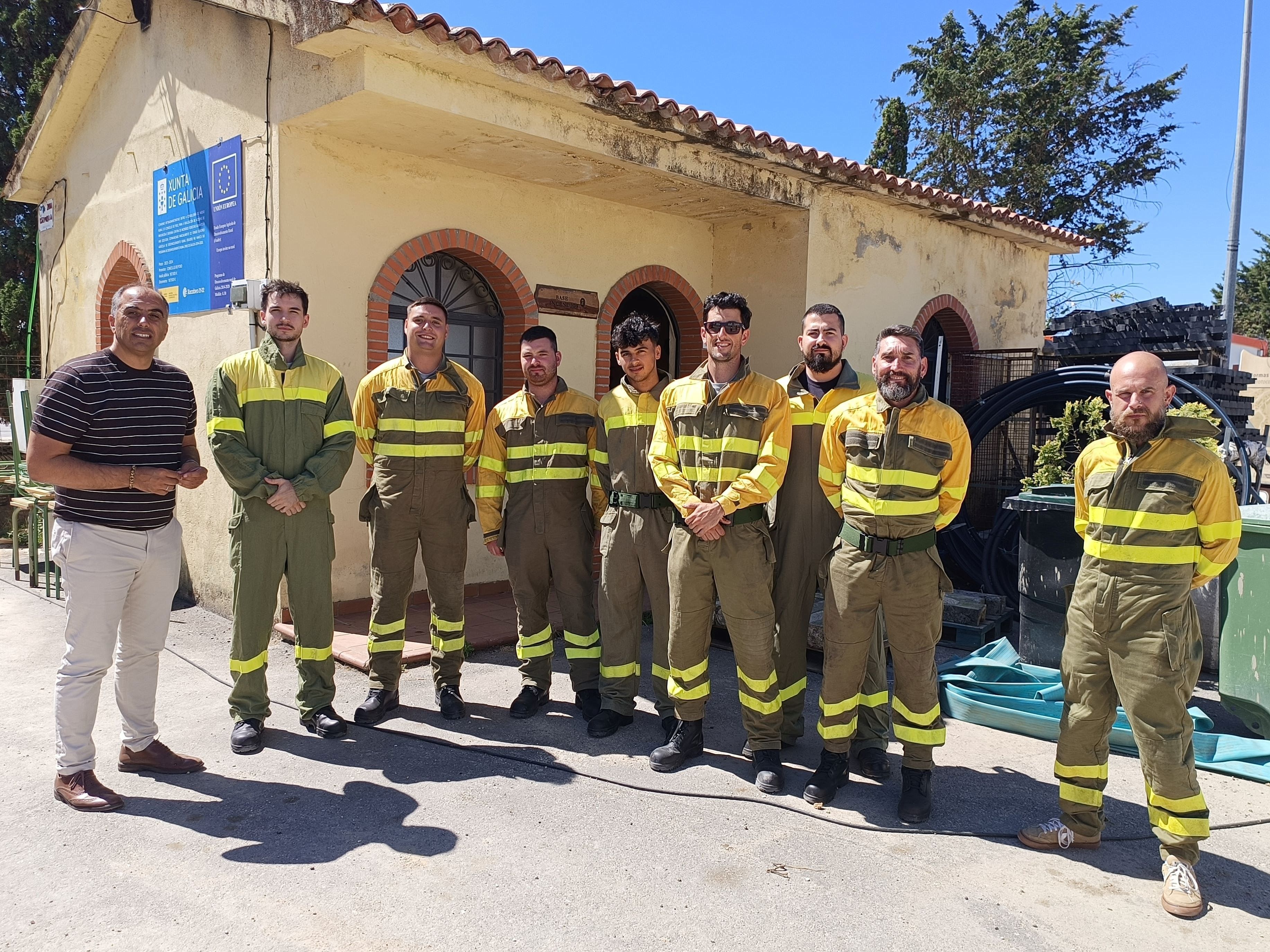 Brigada municipal de Poio contra os incendios forestais