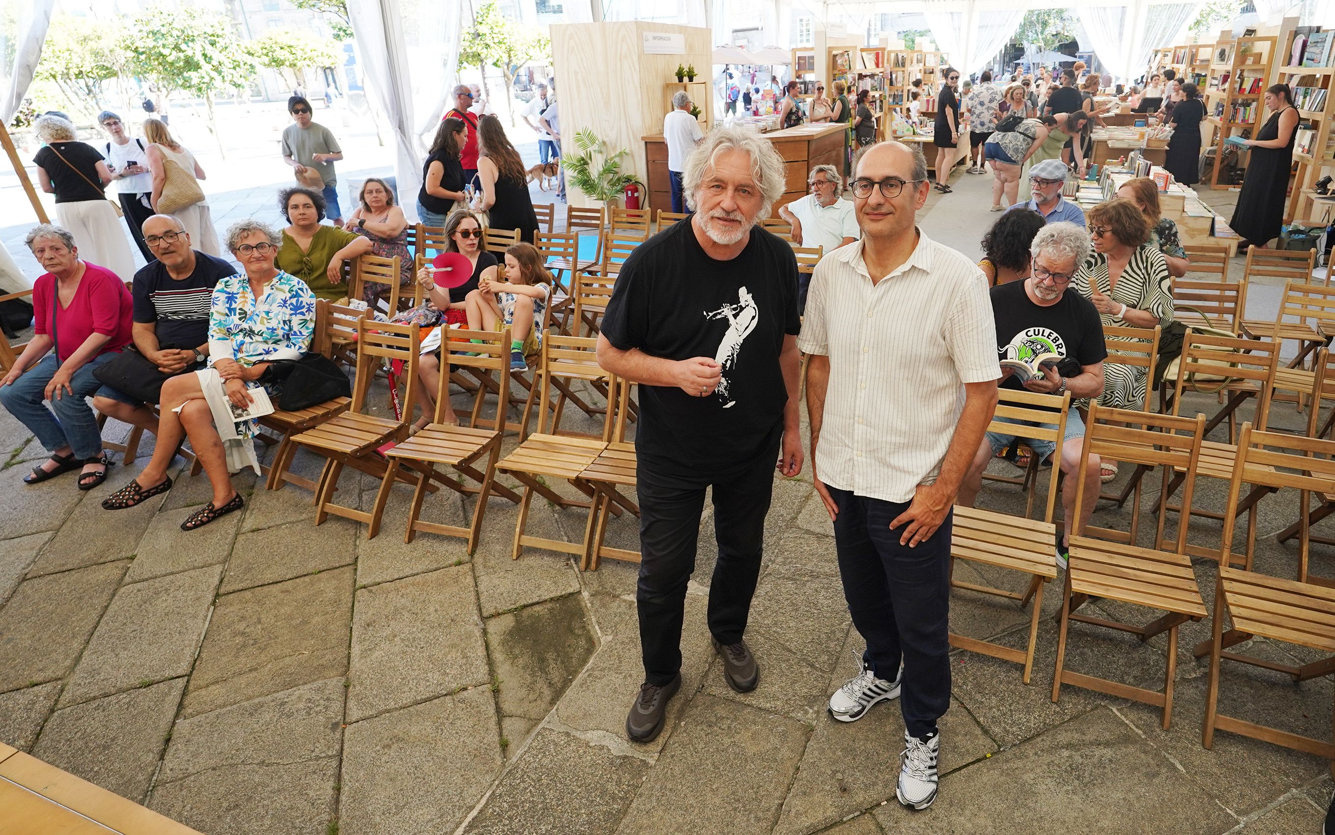 Homenaje a Manuel Rivas en la Festa dos Libros