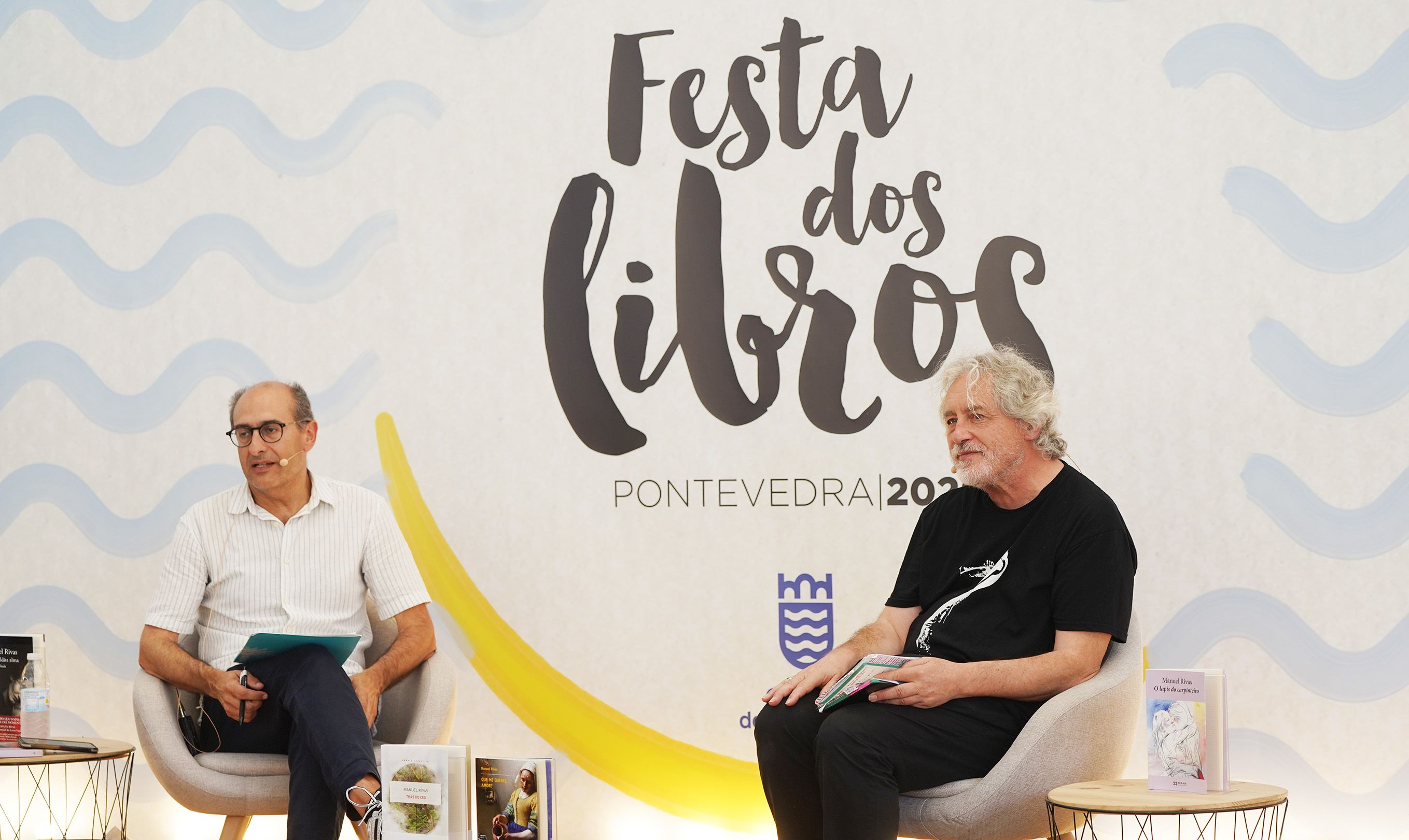 Homenaje a Manuel Rivas en la Festa dos Libros