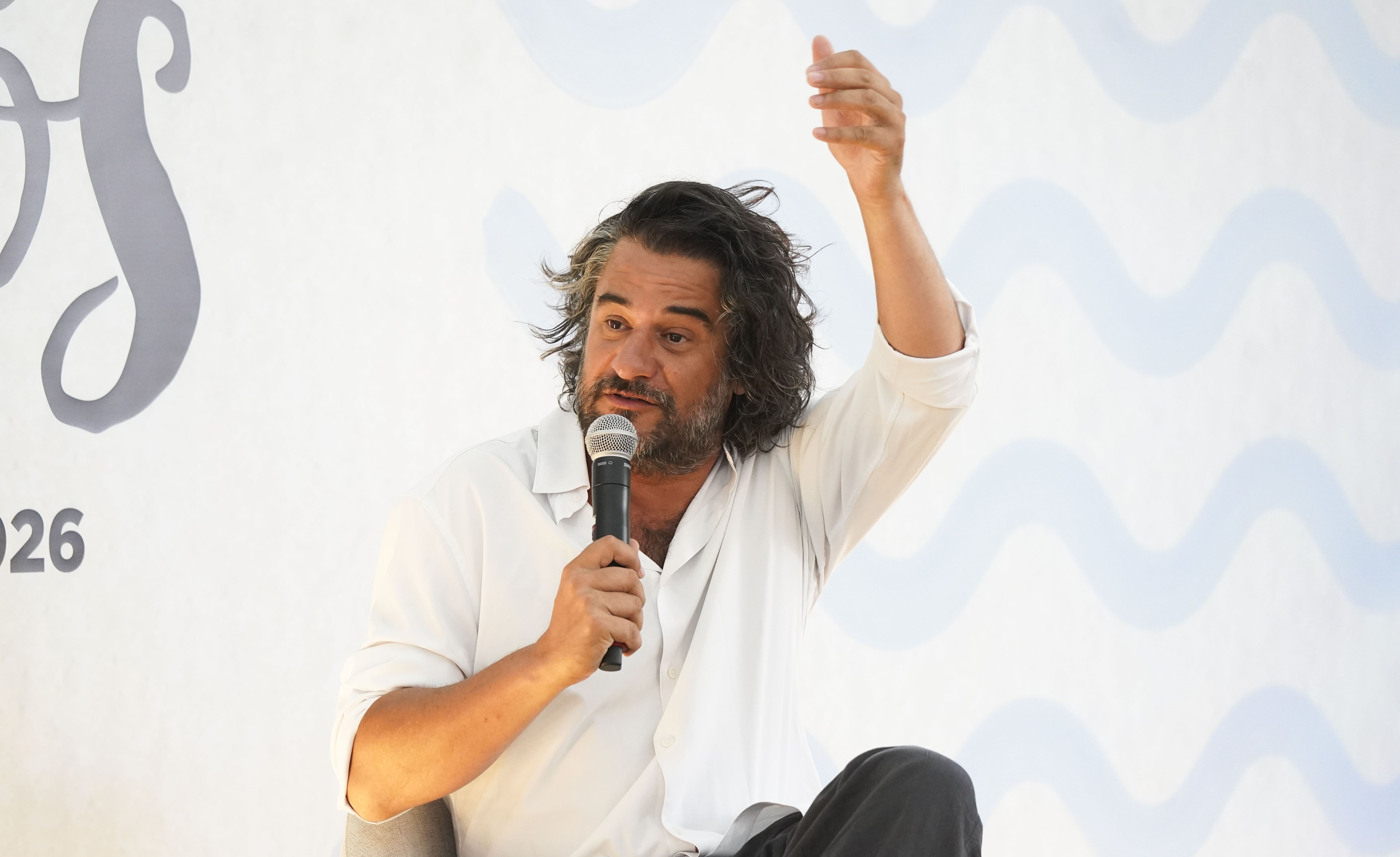 Manuel Jabois y Manuel Loureiro en la Festa dos Libros