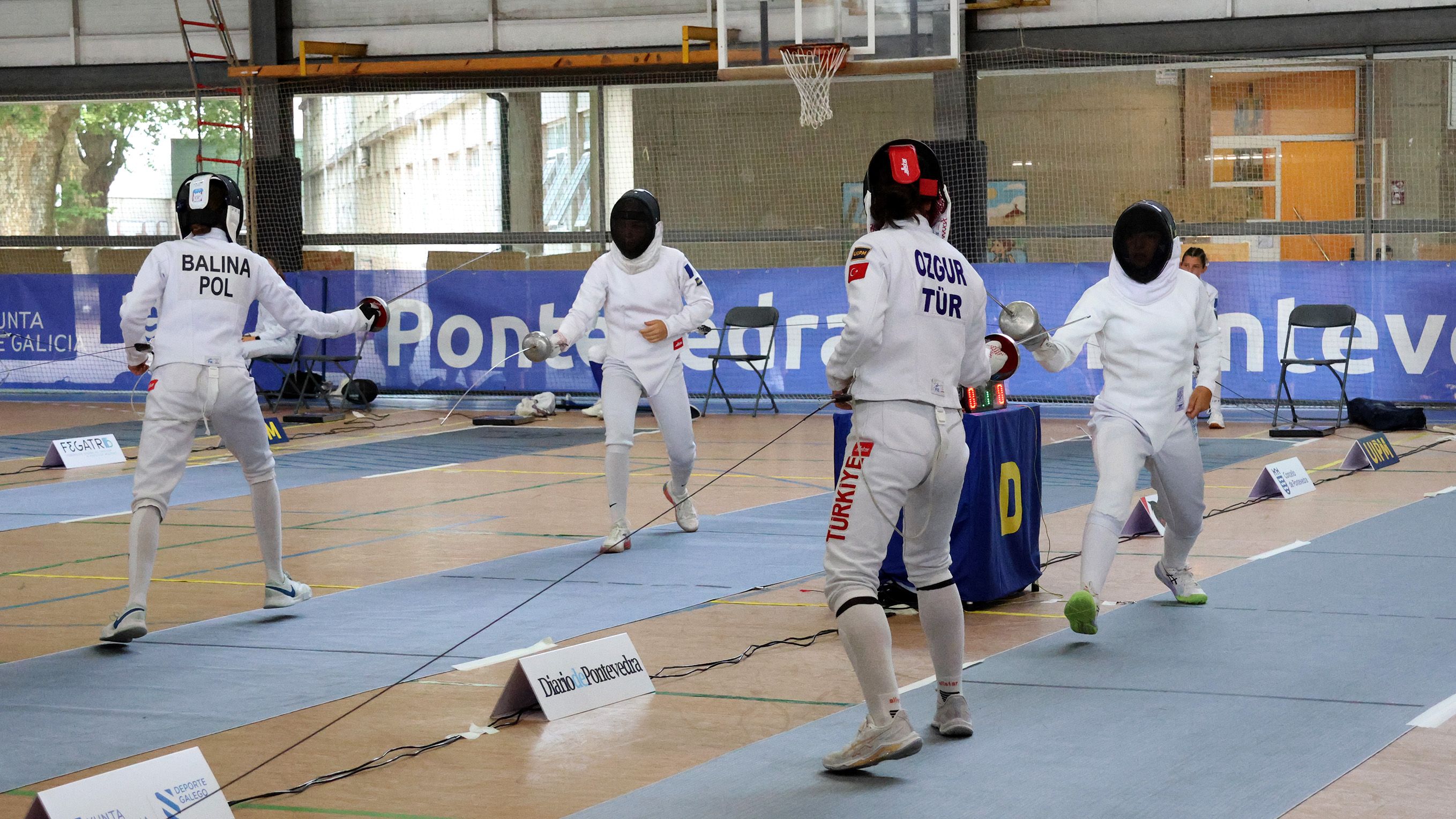 Primeira xornada do Campionato de Europa U17 de pentatlón moderno Primeira xornada do Campionato de Europa U17 de pentatlón moderno