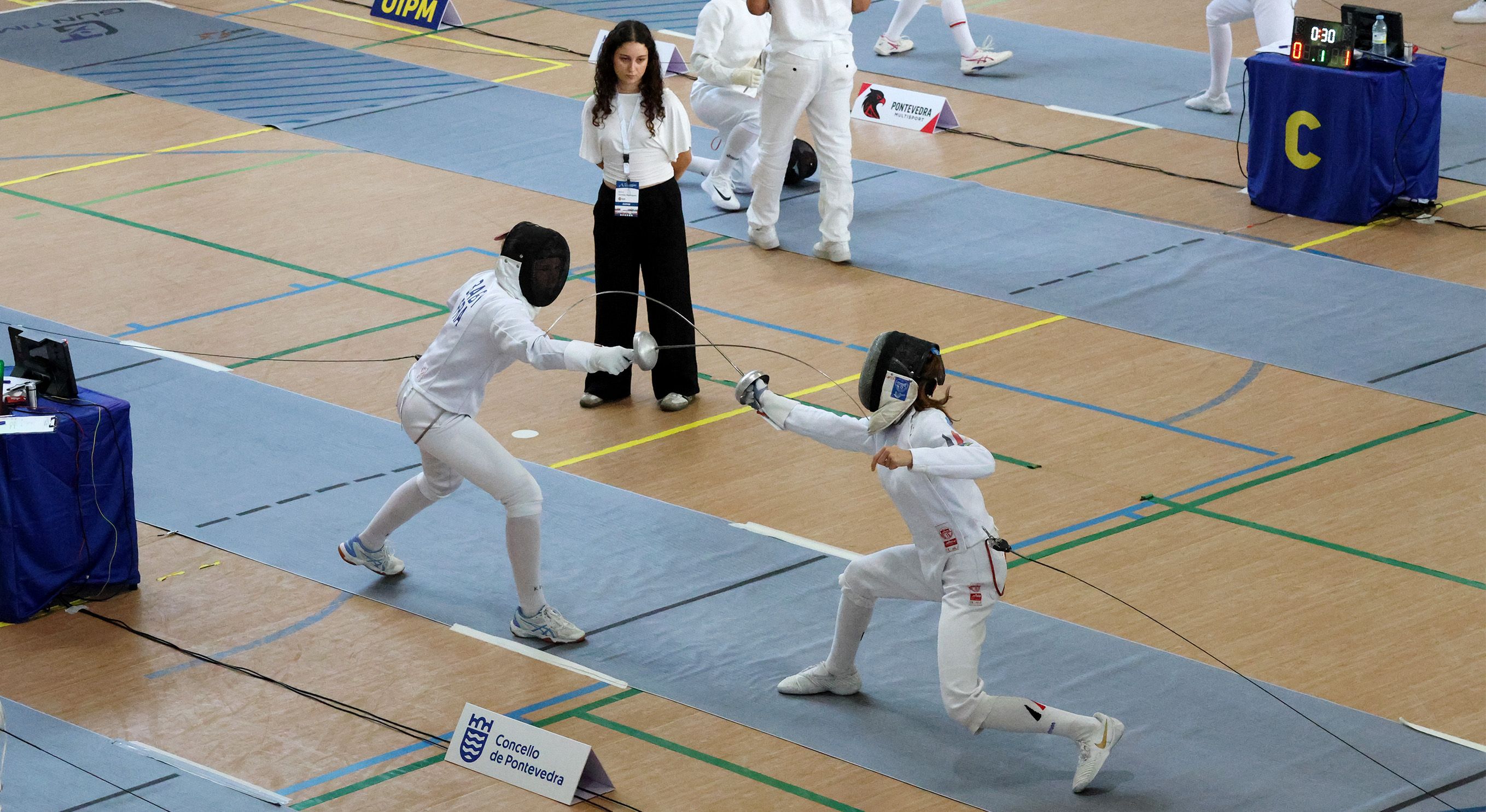 Primeira xornada do Campionato de Europa U17 de pentatlón moderno Primeira xornada do Campionato de Europa U17 de pentatlón moderno