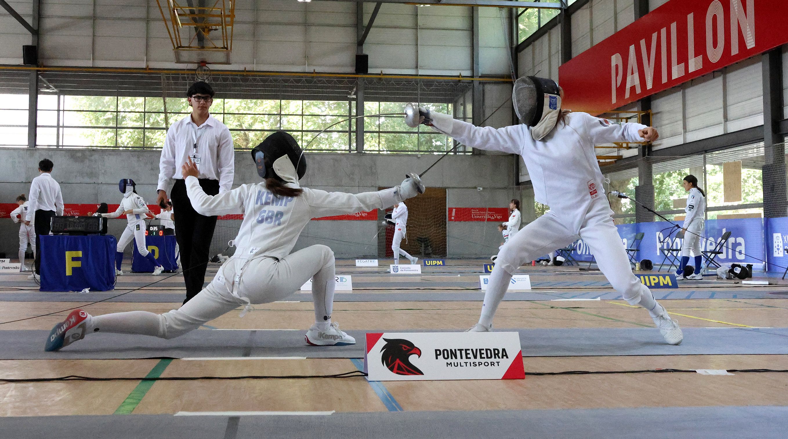 Primeira xornada do Campionato de Europa U17 de pentatlón moderno Primeira xornada do Campionato de Europa U17 de pentatlón moderno