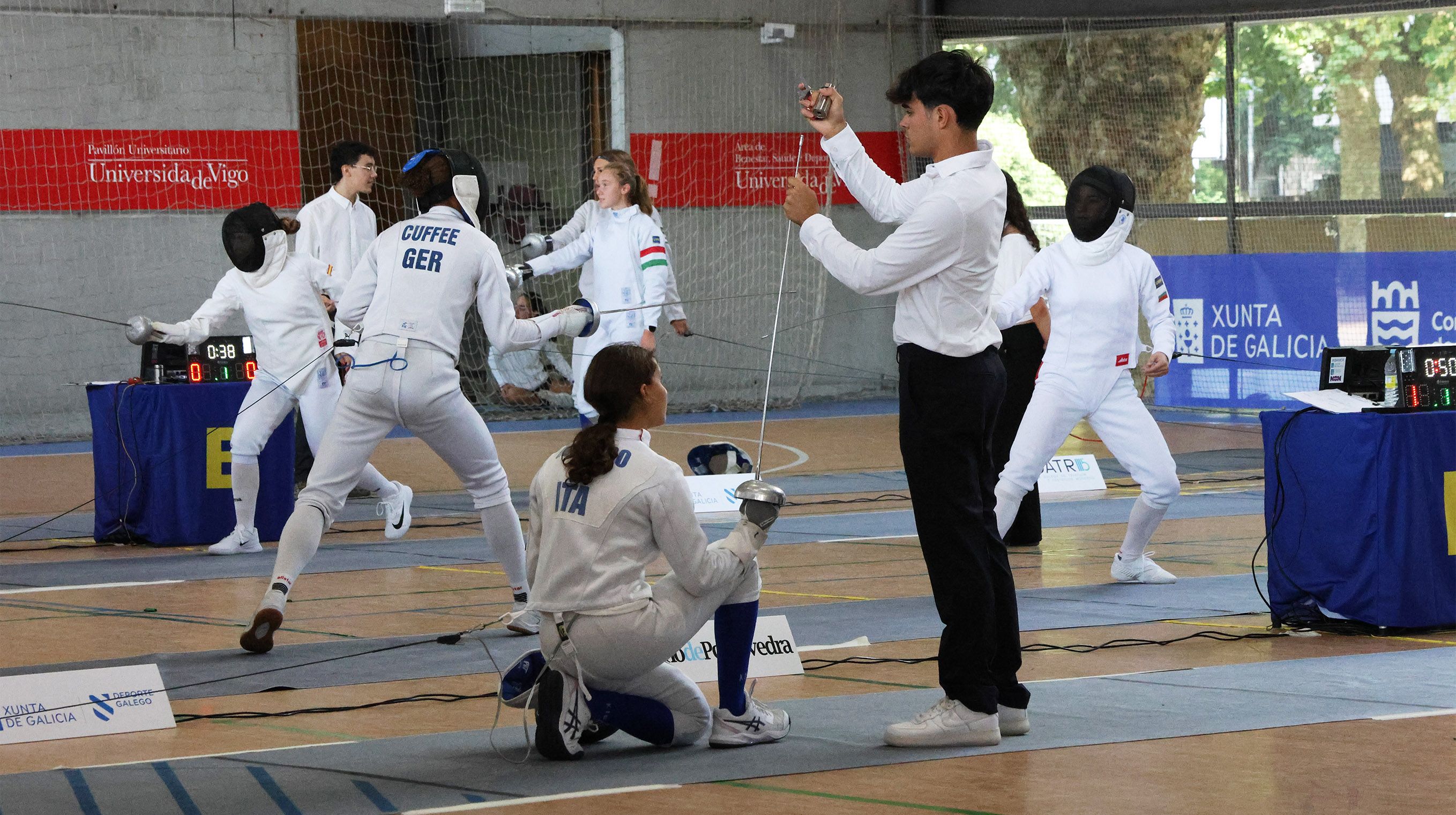 Primeira xornada do Campionato de Europa U17 de pentatlón moderno Primeira xornada do Campionato de Europa U17 de pentatlón moderno