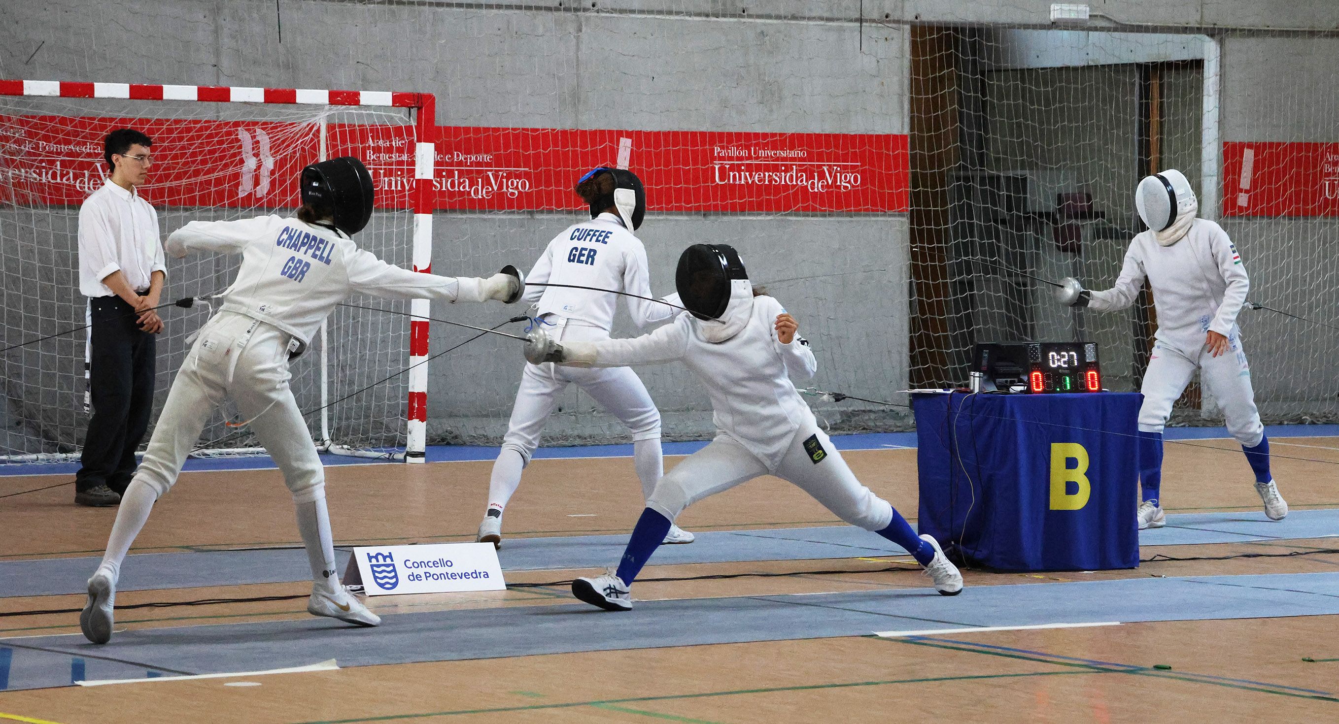 Primeira xornada do Campionato de Europa U17 de pentatlón moderno Primeira xornada do Campionato de Europa U17 de pentatlón moderno