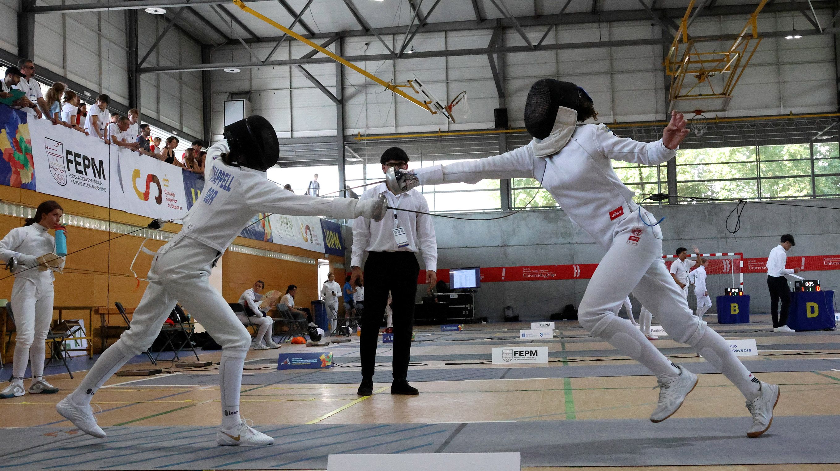 Primeira xornada do Campionato de Europa U17 de pentatlón moderno Primeira xornada do Campionato de Europa U17 de pentatlón moderno