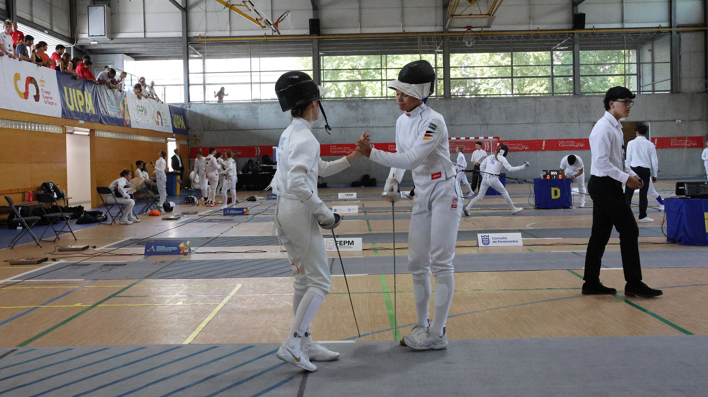 Primeira xornada do Campionato de Europa U17 de pentatlón moderno Primeira xornada do Campionato de Europa U17 de pentatlón moderno