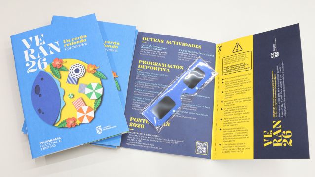 Programa das Festas de Verán 2026 con lentes homolagadas para ver a eclipse Programa das Festas de Verán 2026 con lentes homolagadas para ver a eclipse