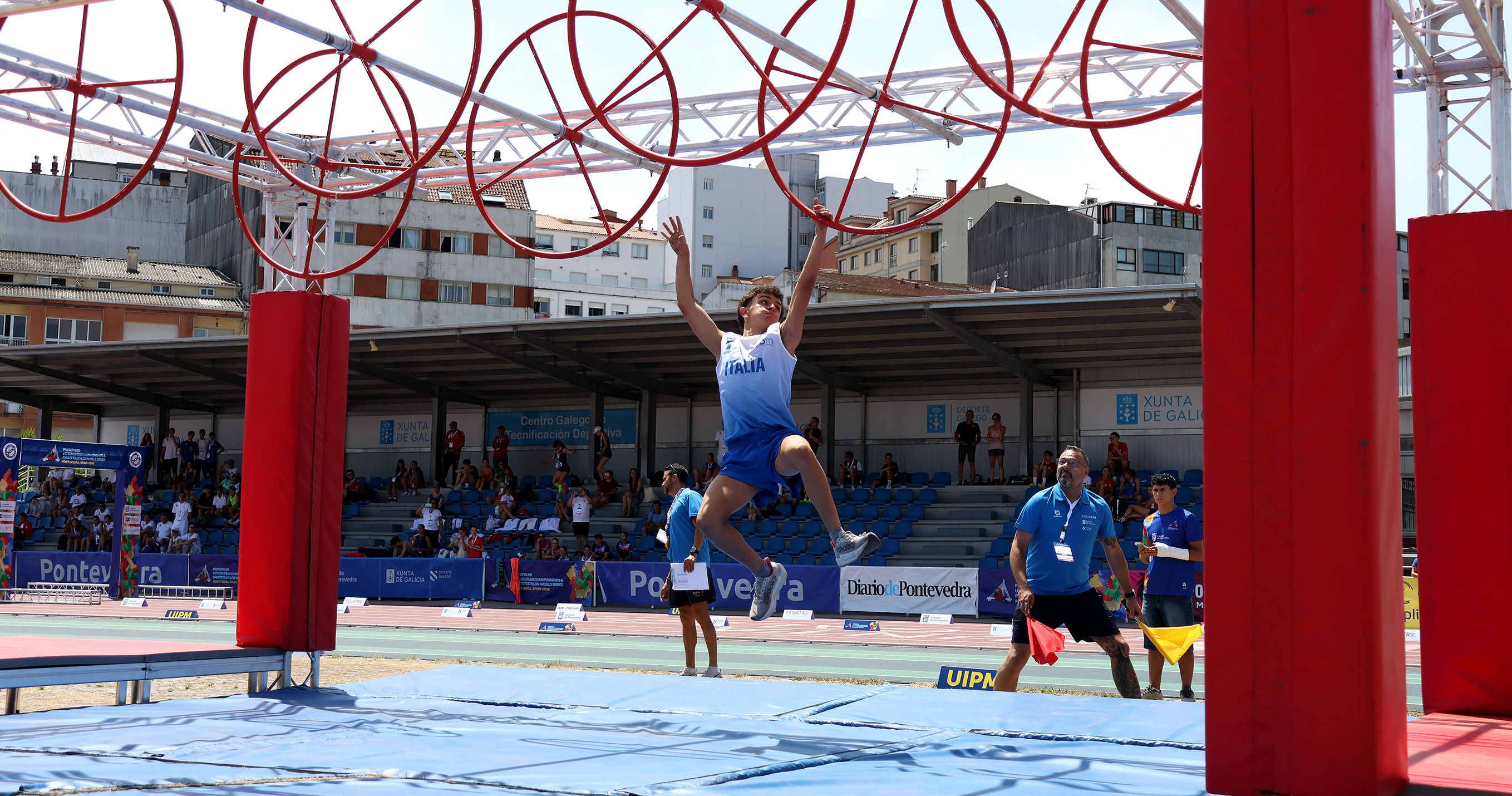 Primeira xornada do Campionato de Europa U17 de pentatlón moderno Primeira xornada do Campionato de Europa U17 de pentatlón moderno