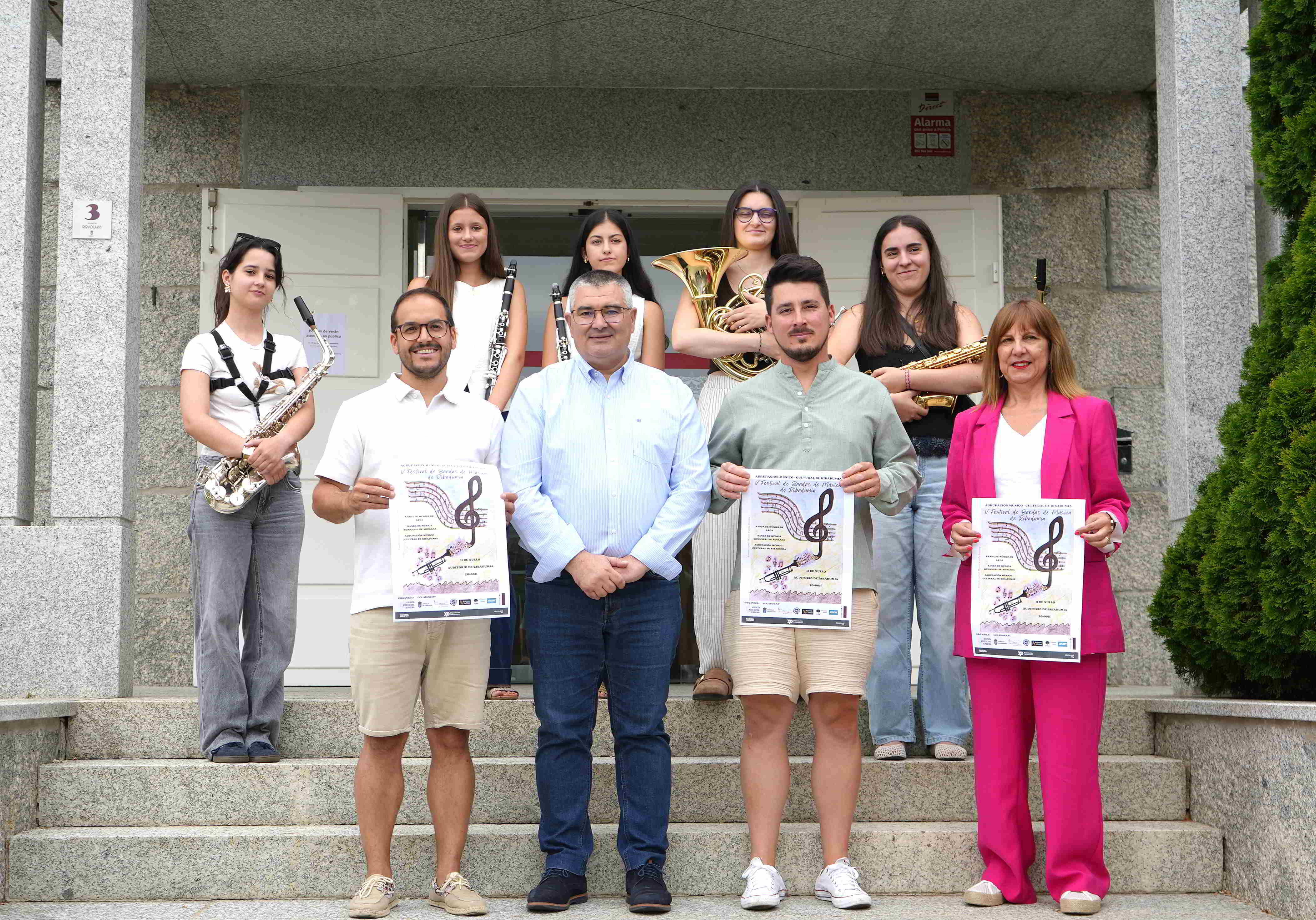 Presentación del V Festival de Bandas de Música de Ribadumia