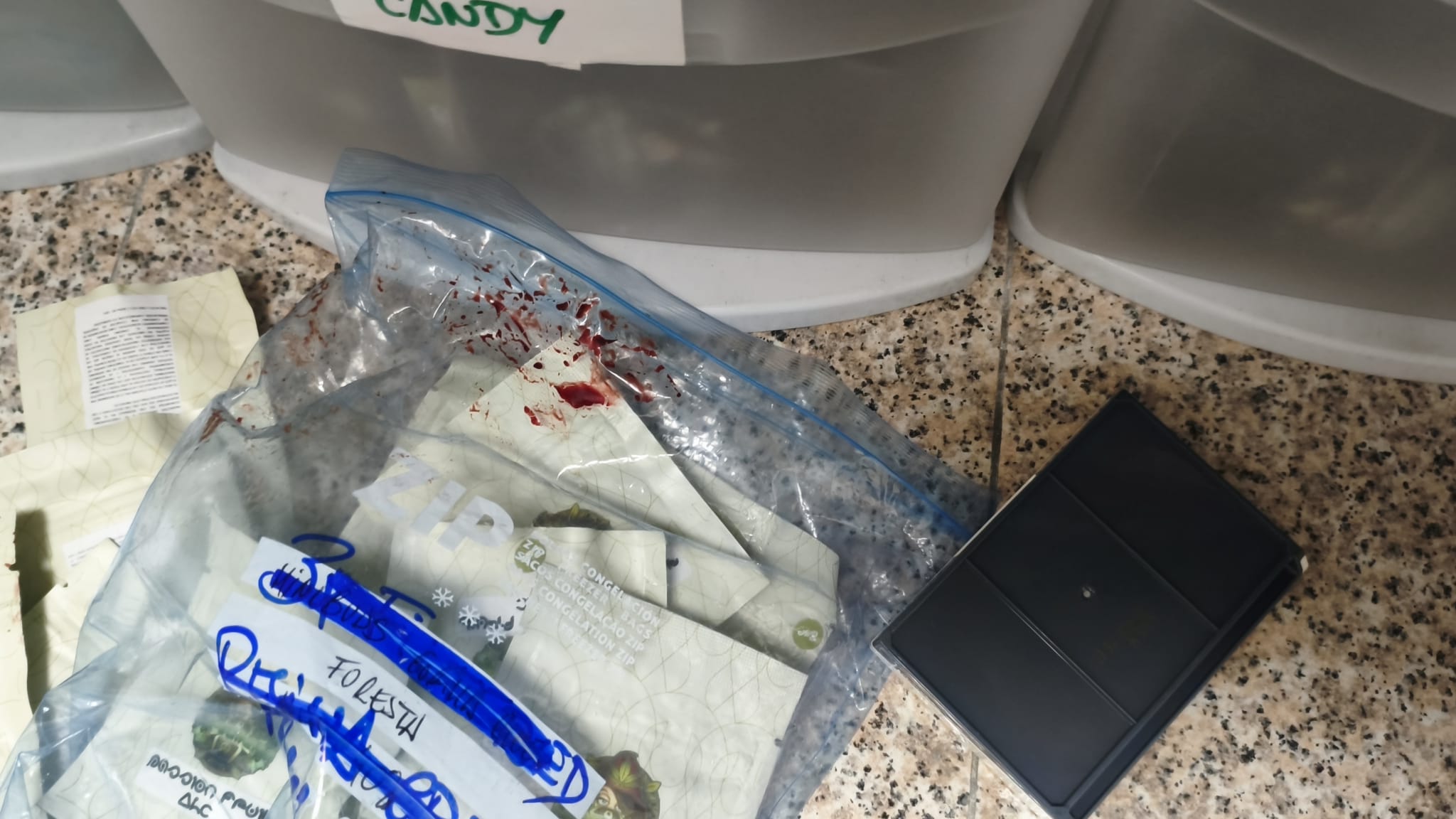 Estado de HerbaMeiga tras el segundo robo perpetrado en el local