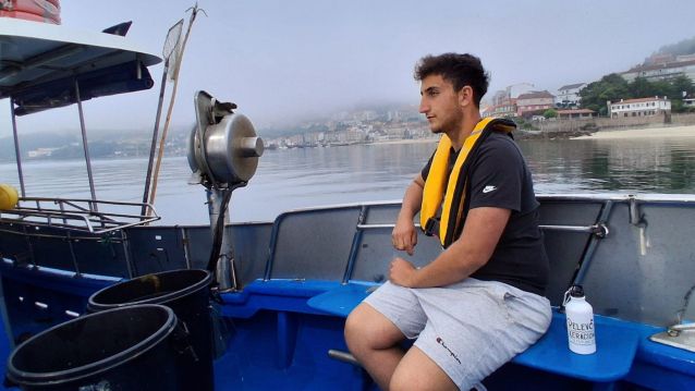Pablo a bordo del Abuelo Sebas Pablo a bordo del Abuelo Sebas