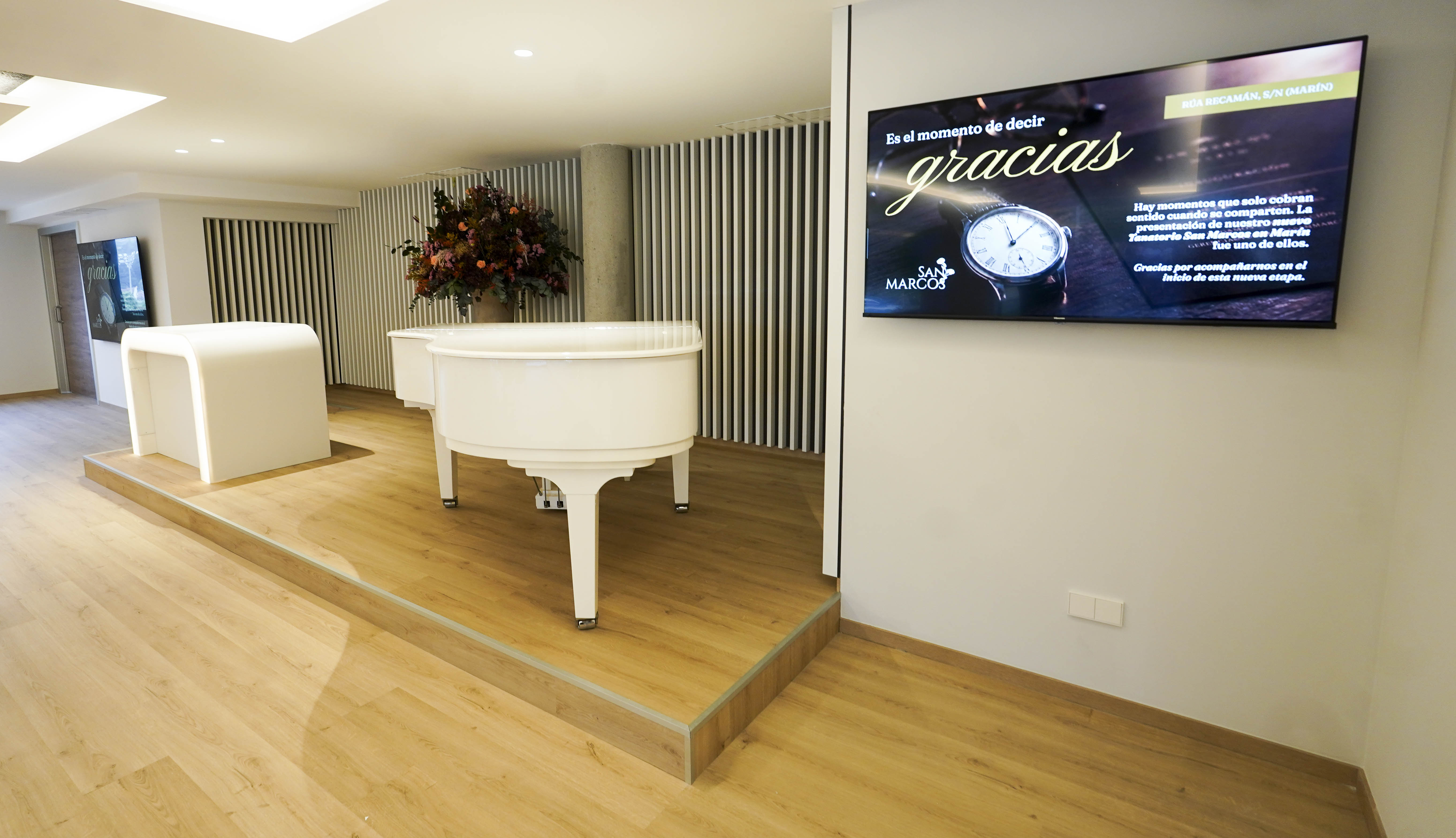 Inauguración del nuevo tanatario de San Marcos en Marín Inauguración del nuevo tanatario de San Marcos en Marín