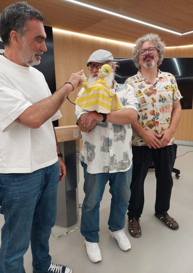 Demetrio Gómez, Plamen Dipchikov y Borja Insua
