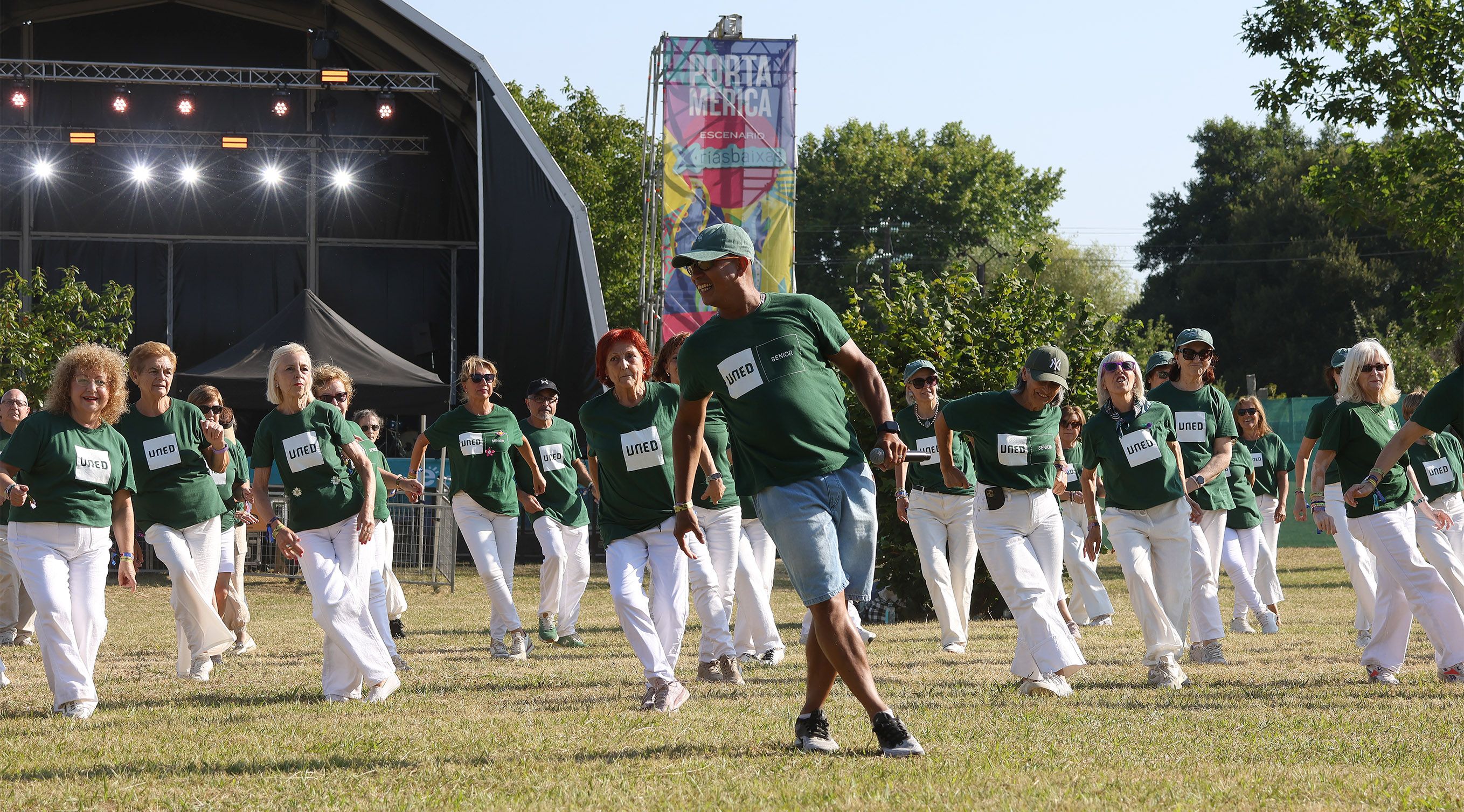 Baile Latino da UNED no segundo día en PortAmérica 2026 Baile Latino da UNED no segundo día en PortAmérica 2026