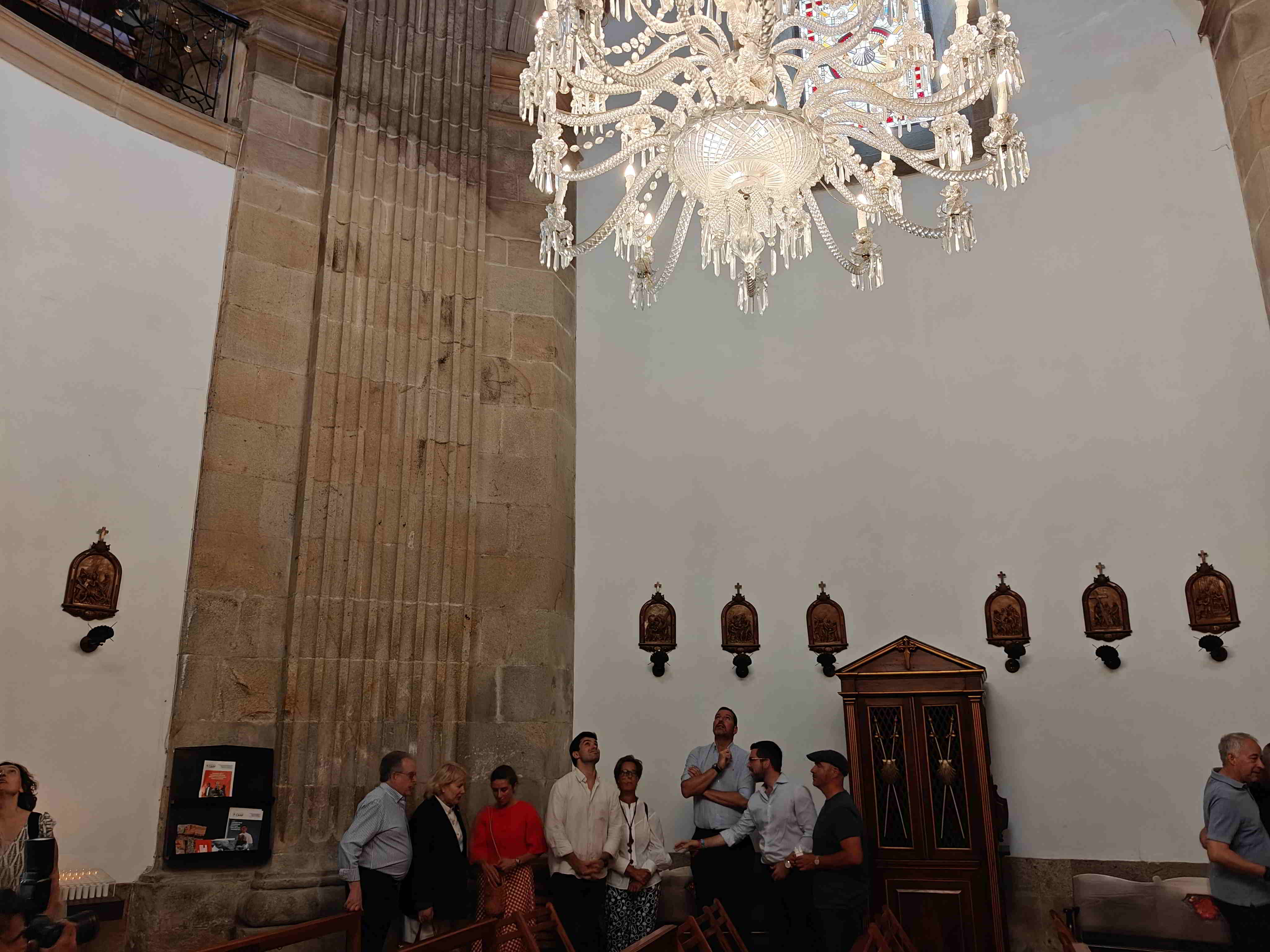 Interior do Santuario Virxe Peregrina