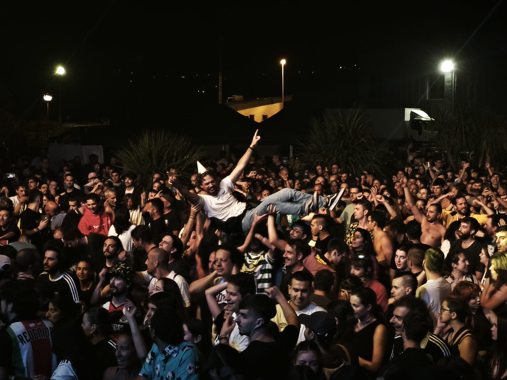 Público nos Concertos de Verán de Soutomaior
