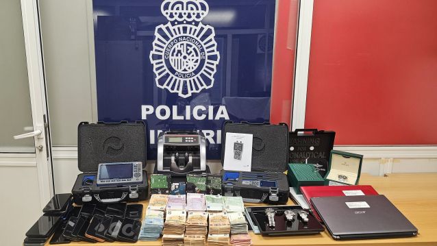 Material intervido na Operación Logan