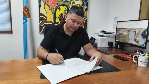 Manu Lorenzo, alcalde de Soutomaior Manu Lorenzo, alcalde de Soutomaior