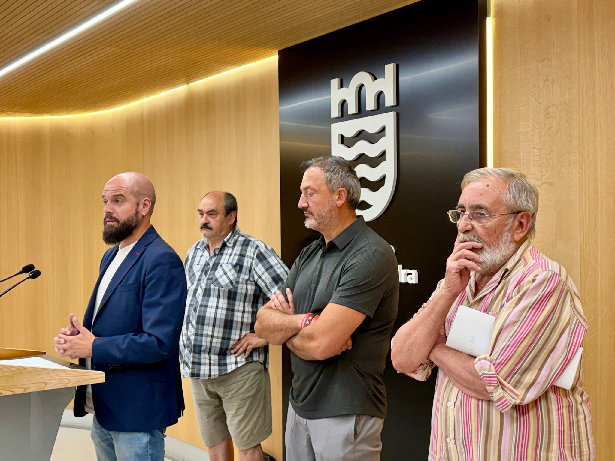 Iván Puentes, Marcos Rey, Carlos Morgade y Pepe Pereira