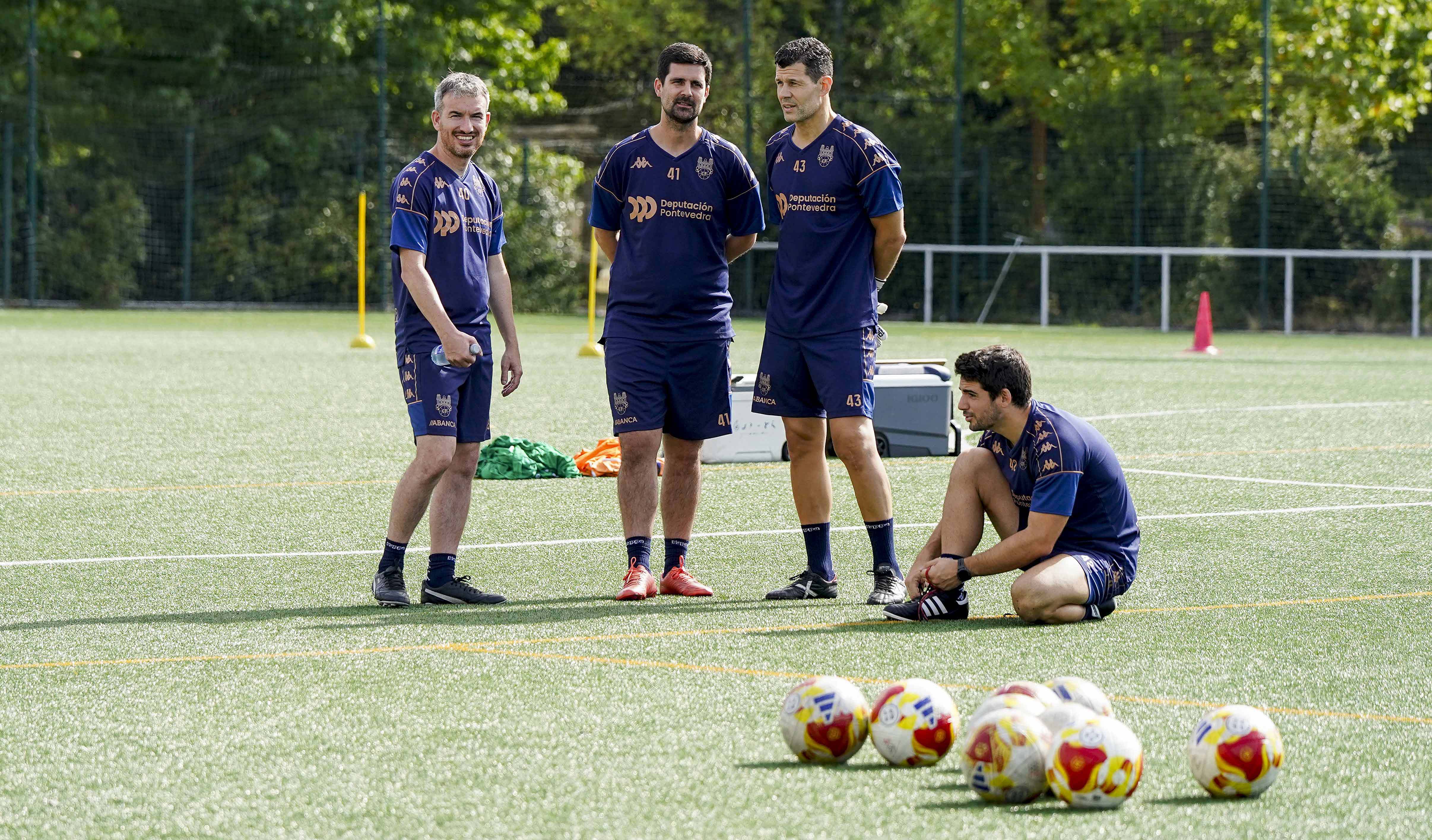 Primer entrenamiento de la temporada 26/27 del Pontevedra CF Primer entrenamiento de la temporada 26/27 del Pontevedra CF